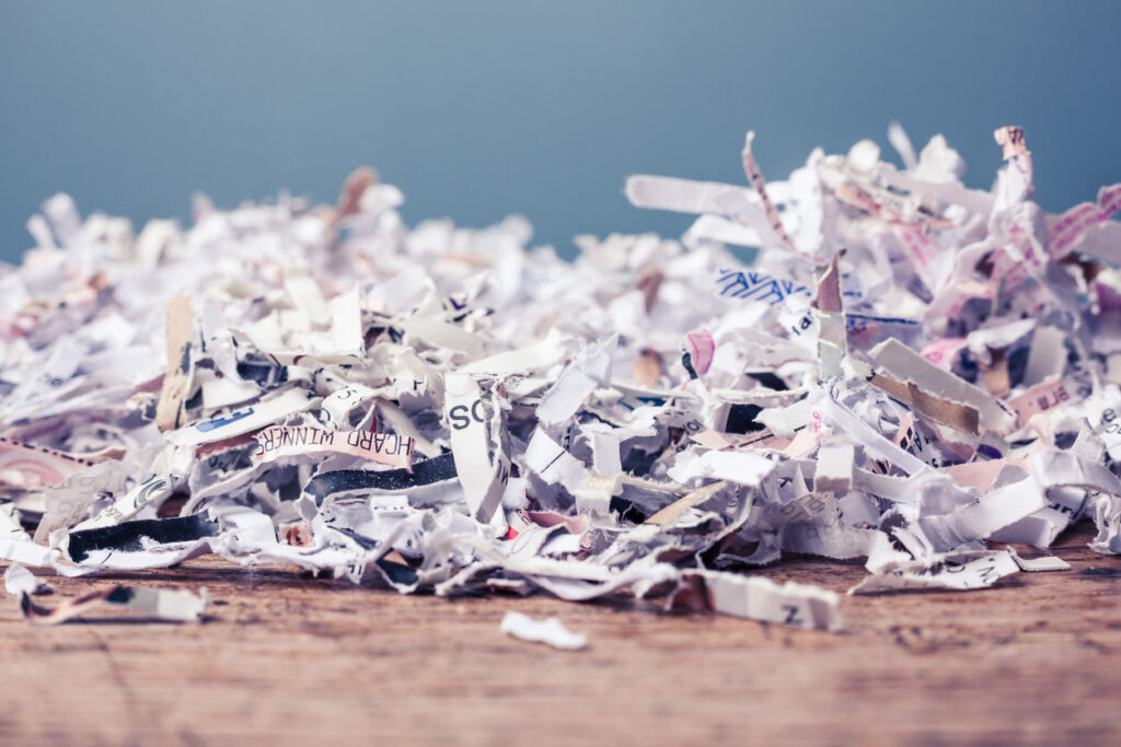 Telford paper shredding